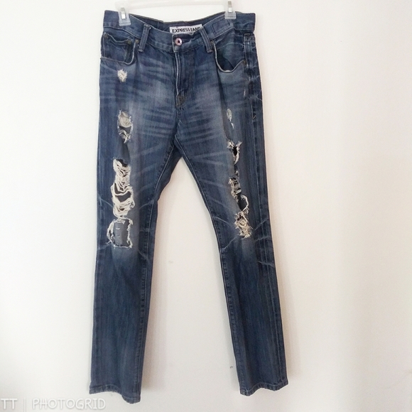 Express Rocco slim fit skinny leg jeans